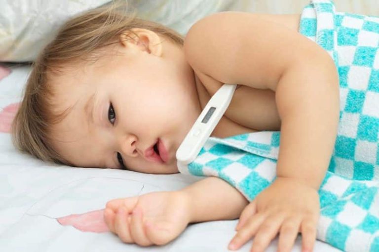 La fièvre chez l'enfant est souvent le signe d'une infection