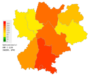 moins de cas de gastro en rhône-alpes