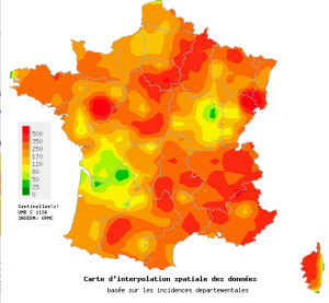 Moins de cas de grippe en France