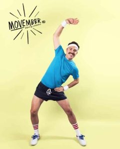 Sport et moustache, le duo gagnant de Movember en 2015