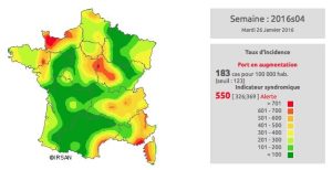 La grippe arrive en France