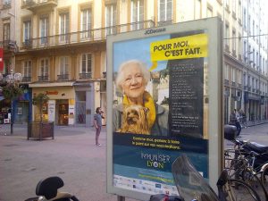 Des affiches pour informer et sensibiliser sur les vaccins à Lyon