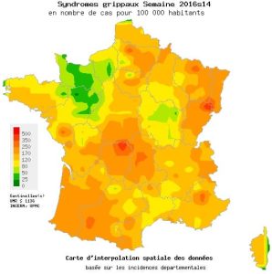 Le nombre de cas de grippe est en baisse