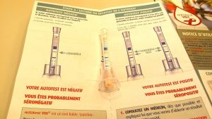 Le résultat de l'auto-test est connu en quelques minutes