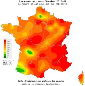 La France a la fièvre de la grippe...
