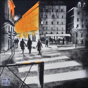 Tableau exposé aux 111 des Arts à Lyon