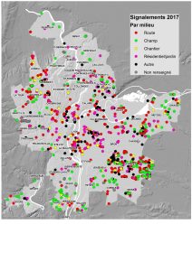L'ambroisie se développe surtout à la périphérie de lyon