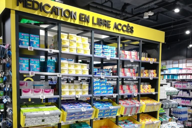 médicaments libre service