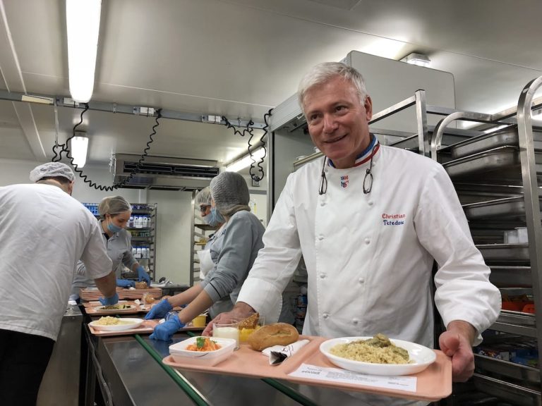 Christian tetedoie cuisine à l'hôpital