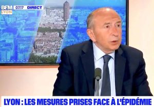 Gerard Collomb lyon coronavirus BFM