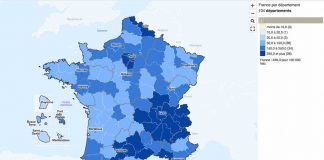 coronavirus taux incidence en France