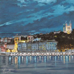 tableau quai de saône lyon