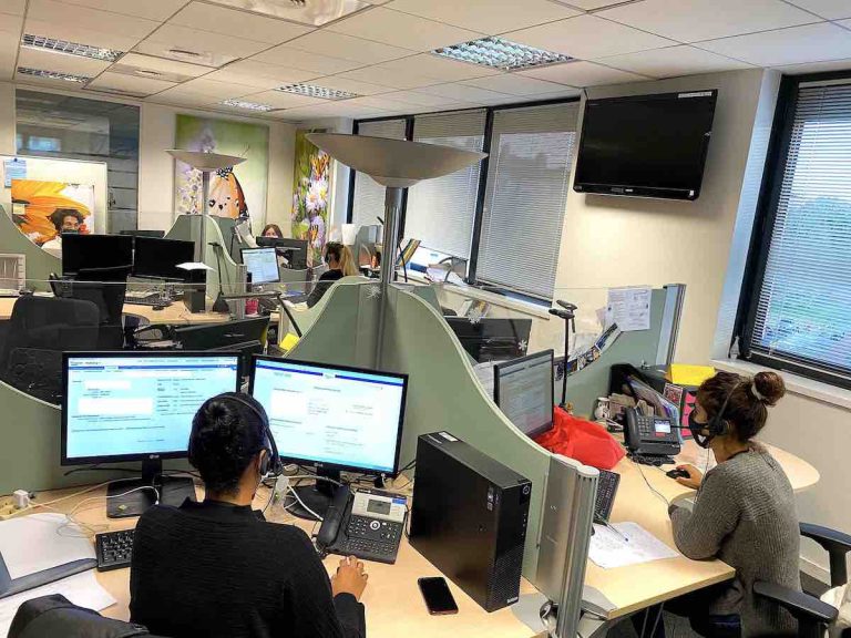 Cas contact, la plateforme de contact tracing du Rhône, à Villeurbanne