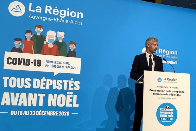 Présentation de la campagne de dépistage massif en Auvergne-Rhône-Alpes.