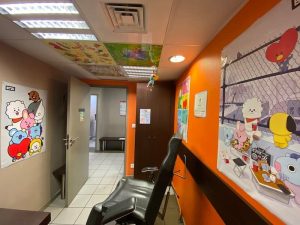 Salle de prélèvement décorée par Jepikoo