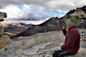 Fiona Malagutti, atteinte de mucoviscidose, en Bolivie en 2019.
