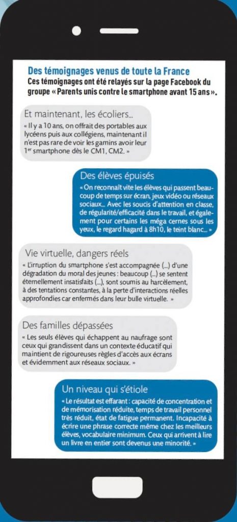 Les témoignages d'enseignants sur les ravages des smarphones dans les collèges se multiplient.