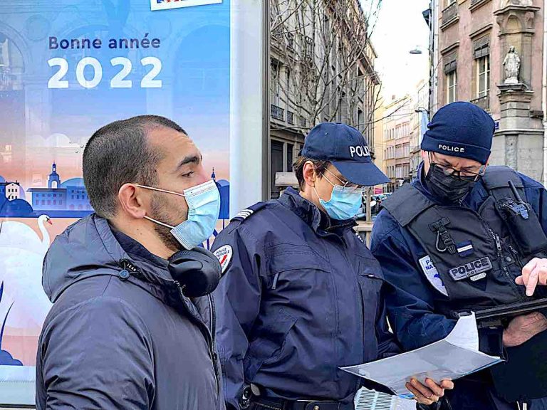controle police port du masque amende