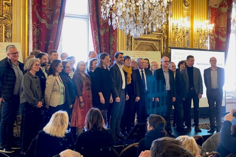 Signature du contrat local de santé à Lyon le mardi 10 janvier 2023.
