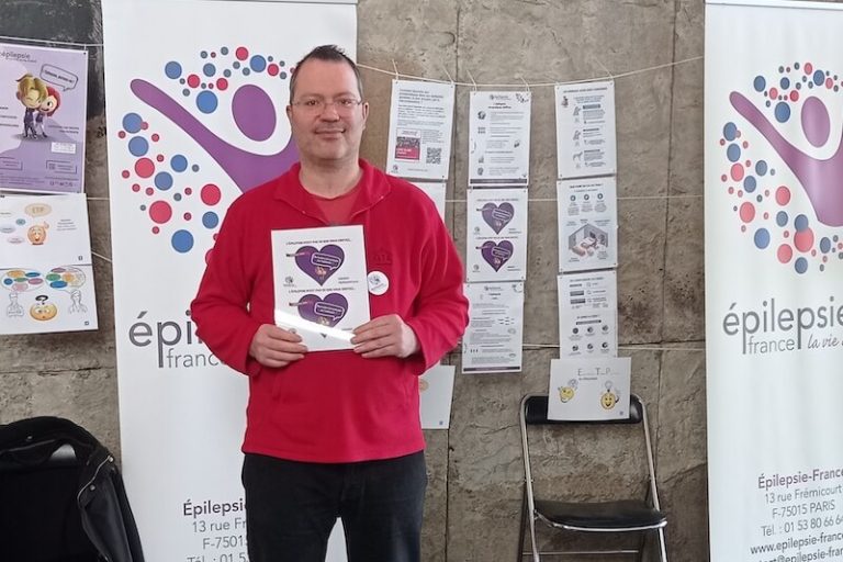 Gilles Vincent dékégué régional Rhône de l'association épilepsie France.