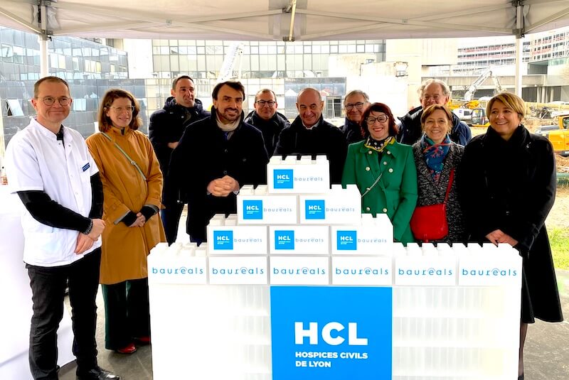 Projet de restructuration de l'hôpital Lyon-Sud, dans le cadre du projet BAURéalS, mars 2023.