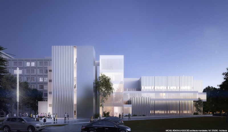 Projet de restructuration de l'hôpital Lyon-Sud, dans le cadre du projet BAURéalS, mars 2023.