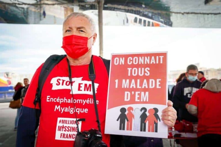 Opération de sensibilisation contre l'encéphalomyélite myalgique.
