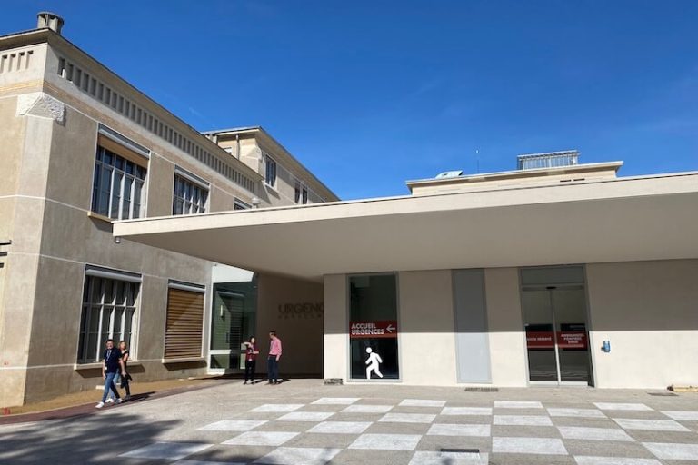 Ouverture des nouvelles urgences de l'hôpital Edouard Herriot, Hospices Civils de Lyon, en octobre 2023.