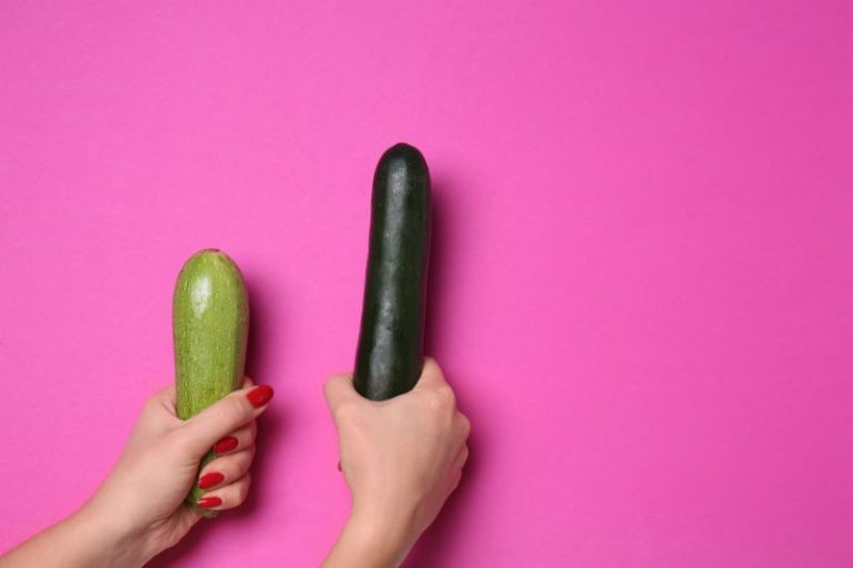 Comparaison de différentes tailles s'apparentant à des pénis.