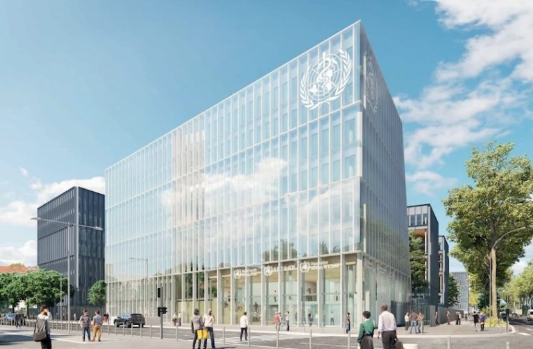 La future académie de l'OMS à Lyon.