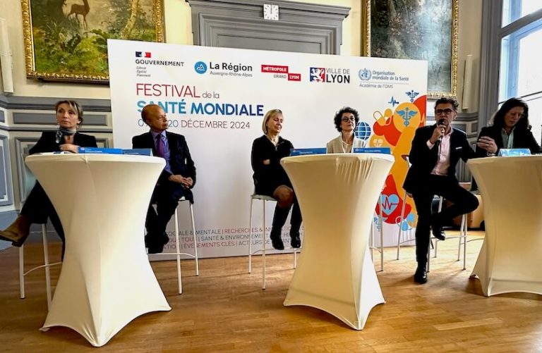 Prése,tation du premier festival de la santé mondiale, à Lyon du 9 au 20 décembre 2024.