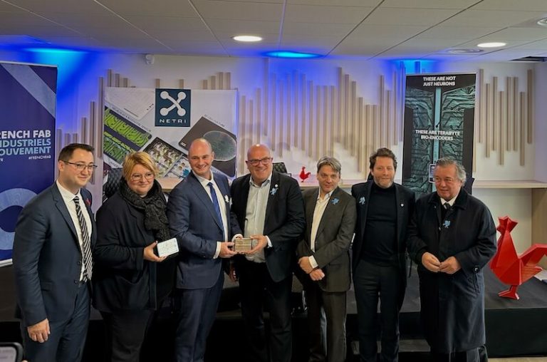 Inauguration de l'usine de production NETRI, le 5 février 2025 à Lyon-Gerland.