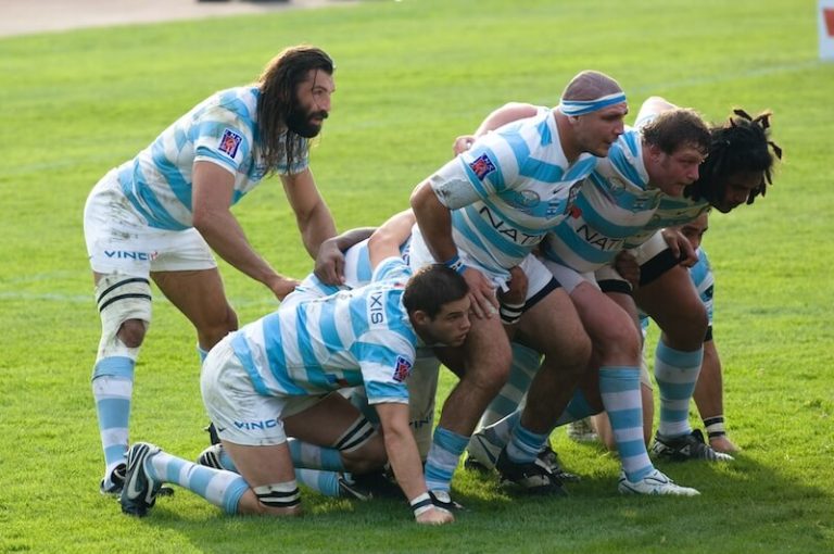 Sébastien Chabal sous le maillot du Racing, confronté en fin de carrière à des pertes de mémoire.