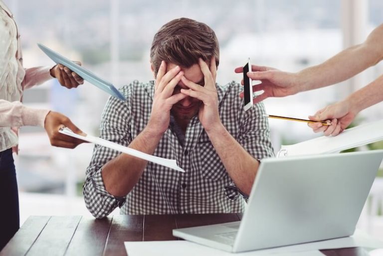 Un dirigeant au bord du burnout.