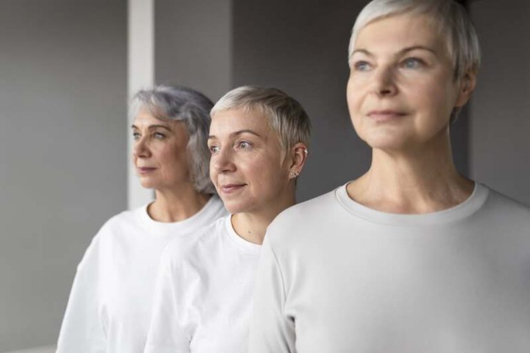 Des femmes d'une même famille bénéficiant d'une bonne génétique pour bien vieillir.