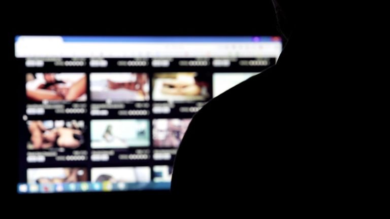 Un jeune adolescent qui regarde un site porno.