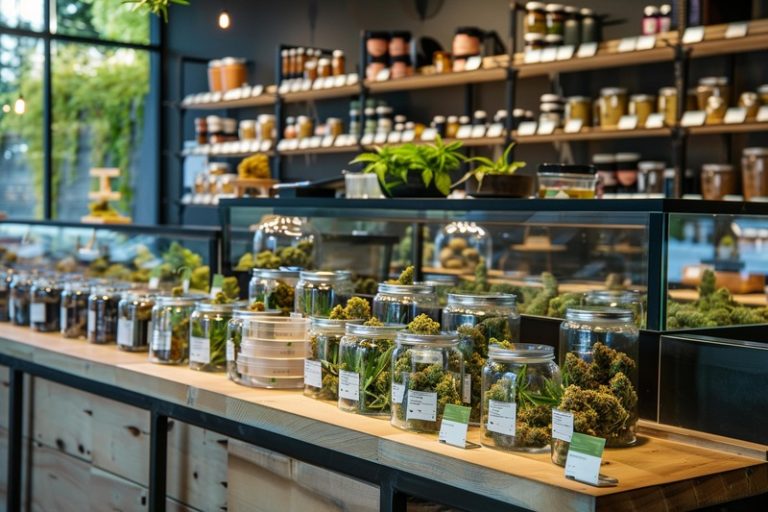 Un magasin de CBD synthétique.