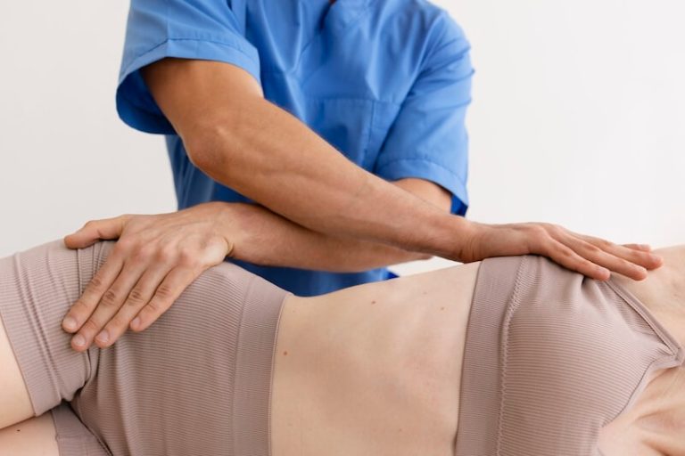 Une séance de kinesiologie.