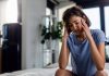 Une jeune femme souffrant de dépression.