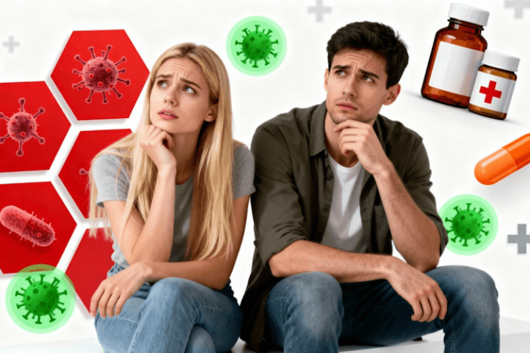 Un jeune couple inquiet des idées reçues sur les IST.