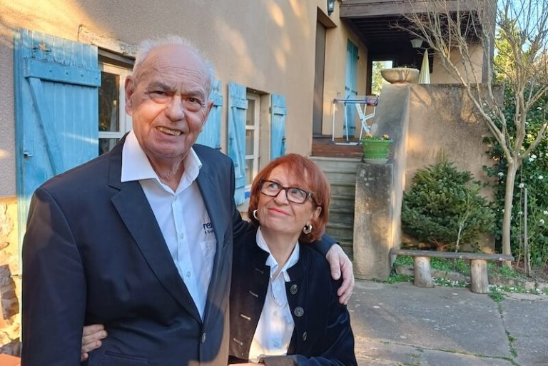 Bernard et Régine Verger, un couple de Lyon touché par la maladie d'Alzheimer.