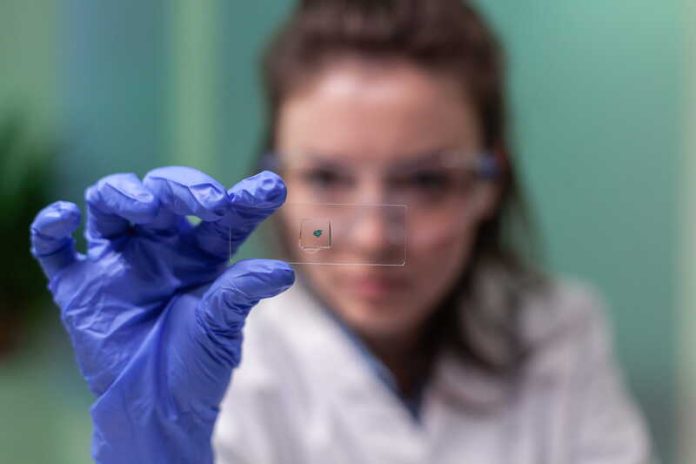 Cancer ORL une injection expérimentale fait disparaître la tumeur chez certains patients Ma Santé Une chercheuse tient les prélèvements d’un patient atteint d’un cancer ORL dont la tumeur est devenue indétectable grâce à ce nouveau traitement.