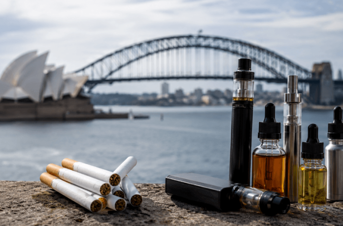 cigarette electronique australie Consommation de nicotine en Australie.