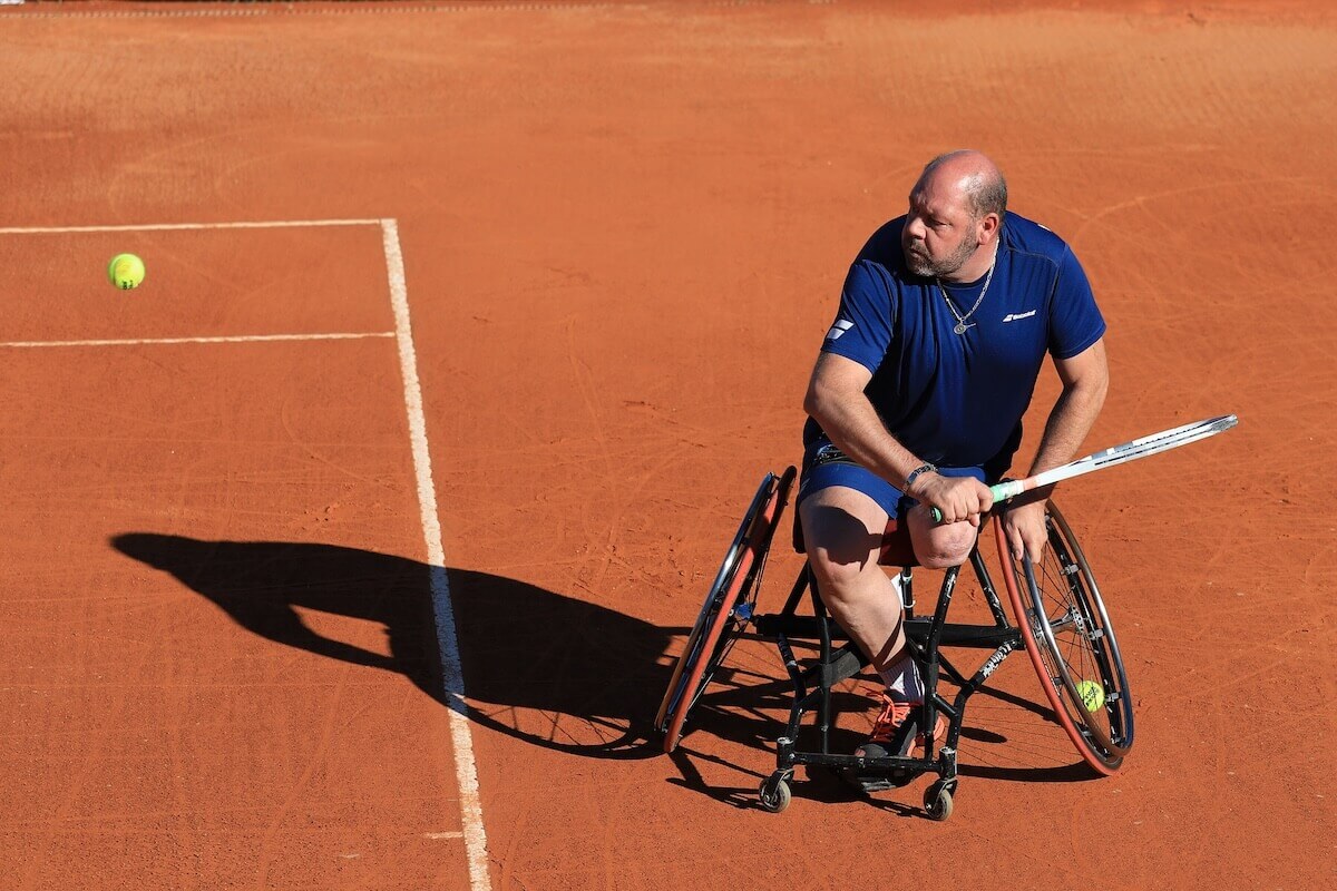 David Dalmasso, champion de tennis handisport, auteur du livre "Se relever".