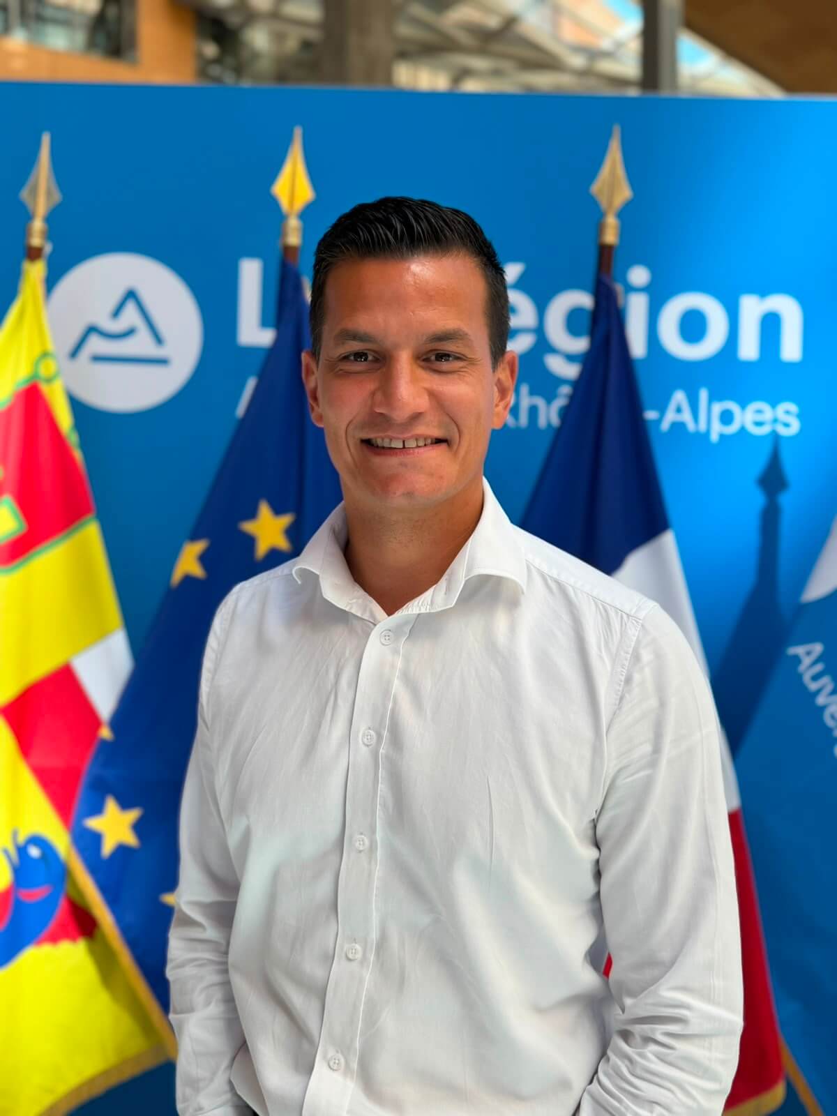 Mickaël Paccaud, vice-président de la Région Auvergne-Rhône-Alpes délégué à la santé et à la lutte contre la désertification médicale.