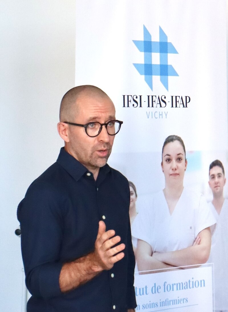 Hervé Marquis, directeur de l’IFSI de Vichy (Allier).